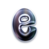 3D-letter e png