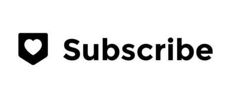 Subscribe, subscriber badge icon vector. Social media subscription emblem vector