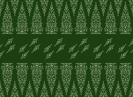 Batik Pattern Pucuk Rebung Kuntum Dewa Riau, Sumatera Indonesia. Batik Pattern Traditional Melayu Vector Illustration or songket tenun malay decoration