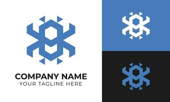 Creative modern abstract minimal logo design template for your company Free Vector