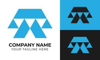 Creative modern abstract minimal logo design template for your company Free Vector