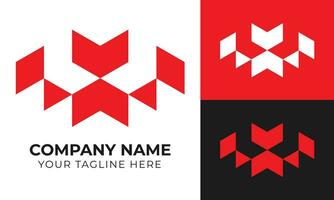 Creative modern abstract minimal logo design template for your company Free Vector