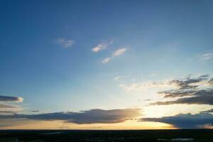 Beautiful Clouds over Luton City During Sunset, England UK. May 11th, 2023 photo