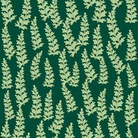 Flourish nature summer garden textured background. Floral seamless pattern. Branch with leaves vector