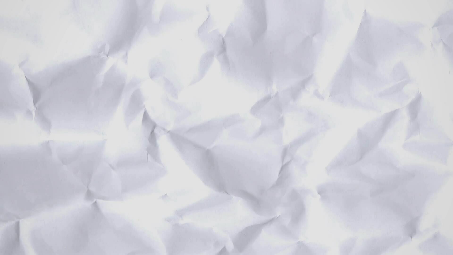 Crumpled White Paper, Motion Background / No Copyright Video 