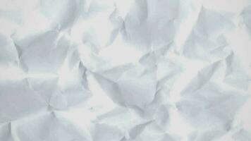 Weiß Papier Textur halt Bewegung Video