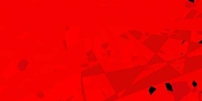 Light pink, red vector texture with random triangles.