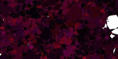 Dark Purple vector backdrop with triangles, lines.