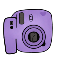 photo camera clipart design on transparent background PNG . Pro
