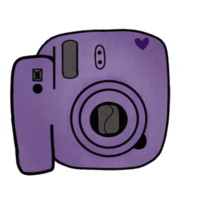 photo camera clipart design on transparent background PNG . Pro