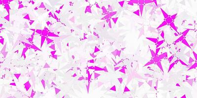 Light Purple, Pink vector texture with random triangles.