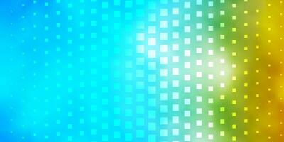 Light Blue, Yellow vector texture in rectangular style.