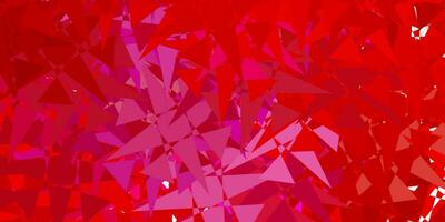 Light Red vector template with abstract forms.