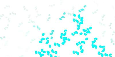 Light blue, green vector pattern with abstract shapes.