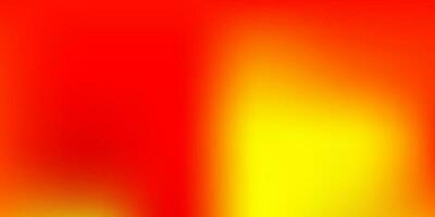 Light Red, Yellow vector abstract blur layout.