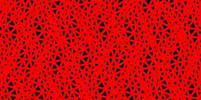 Light red vector abstract triangle pattern.
