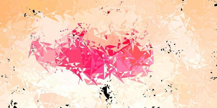 Dark Red vector template with triangle shapes.