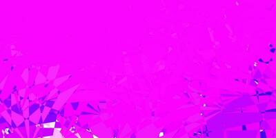 Light Purple, Pink vector background with polygonal forms.