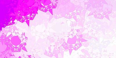 Light Purple vector background with triangles.