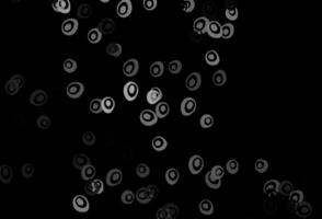 Dark Silver, Gray vector template with circles.