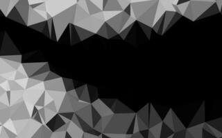 Light Silver, Gray vector abstract polygonal cover.