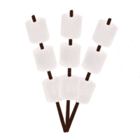 marshmellow camping vocation sur transparent arrière-plan png . pro