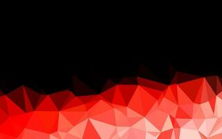 Light Red vector abstract polygonal layout.