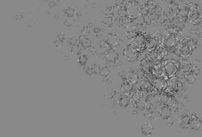 Light Silver, Gray vector background with bubbles.