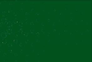 Light blue, green vector background with bubbles.