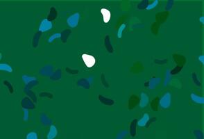Light Blue, Green vector background with abstract forms.