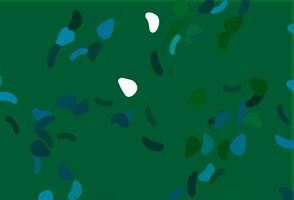 Light Blue, Green vector background with abstract forms.