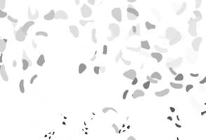 Light silver, gray vector backdrop with abstract shapes.