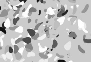 Light silver, gray vector backdrop with abstract shapes.