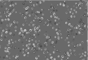 Light Silver, Gray vector pattern with spheres.