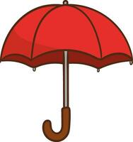 ilustración de paraguas diseño plano. vector. vector