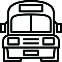 Bus transportation symbol icon vector image. Illustration of the silhouette bus transport public travel design image. EPS 10