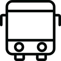 Bus transportation symbol icon vector image. Illustration of the silhouette bus transport public travel design image. EPS 10