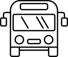 Bus transportation symbol icon vector image. Illustration of the silhouette bus transport public travel design image. EPS 10