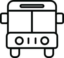 Bus transportation symbol icon vector image. Illustration of the silhouette bus transport public travel design image. EPS 10