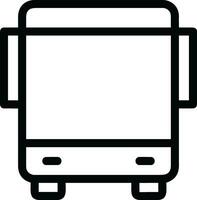 Bus transportation symbol icon vector image. Illustration of the silhouette bus transport public travel design image. EPS 10