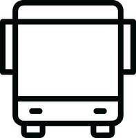 Bus transportation symbol icon vector image. Illustration of the silhouette bus transport public travel design image. EPS 10