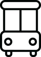 Bus transportation symbol icon vector image. Illustration of the silhouette bus transport public travel design image. EPS 10