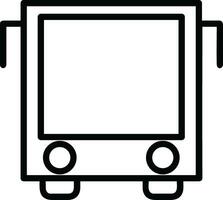 Bus transportation symbol icon vector image. Illustration of the silhouette bus transport public travel design image. EPS 10