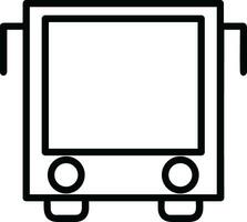 Bus transportation symbol icon vector image. Illustration of the silhouette bus transport public travel design image. EPS 10