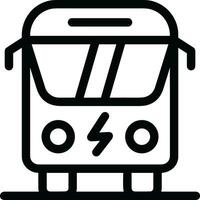 Bus transportation symbol icon vector image. Illustration of the silhouette bus transport public travel design image. EPS 10