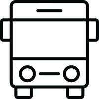 Bus transportation symbol icon vector image. Illustration of the silhouette bus transport public travel design image. EPS 10