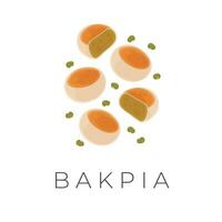 bakpia patok vector ilustración logo