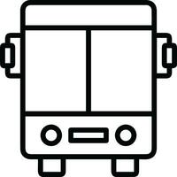 Bus transportation symbol icon vector image. Illustration of the silhouette bus transport public travel design image. EPS 10