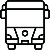 Bus transportation symbol icon vector image. Illustration of the silhouette bus transport public travel design image. EPS 10