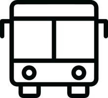 Bus transportation symbol icon vector image. Illustration of the silhouette bus transport public travel design image. EPS 10